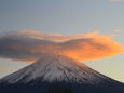 燃える笠雲