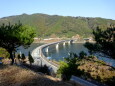 佐賀大橋 真ん中が福岡県と県境