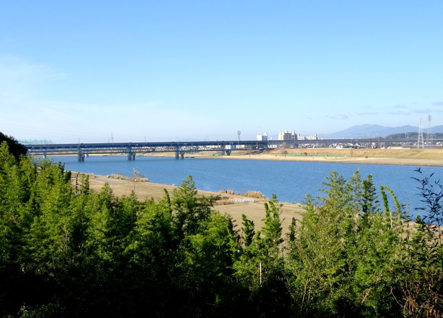 筑後川を渡る新幹線鉄橋