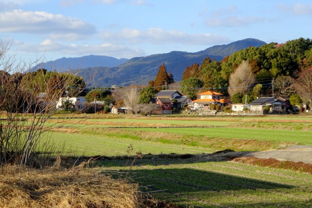 春はすぐそこ里風景