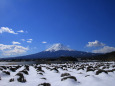 大石公園の雪景色