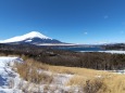 山中湖と富士山