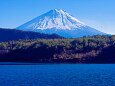 西湖と富士山