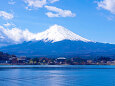 春の富士山