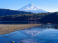 富士山映す西湖