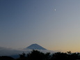 富士山&月