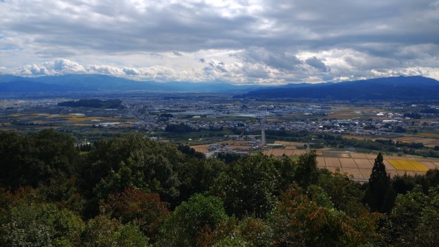 山王台公園からの眺め