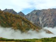 秋の八方尾根雲海