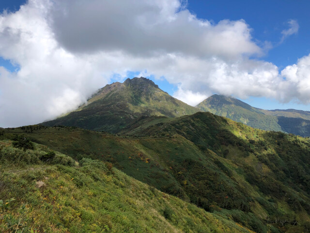 焼山と火打山