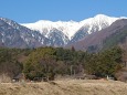 晴天の南アルプス連峰