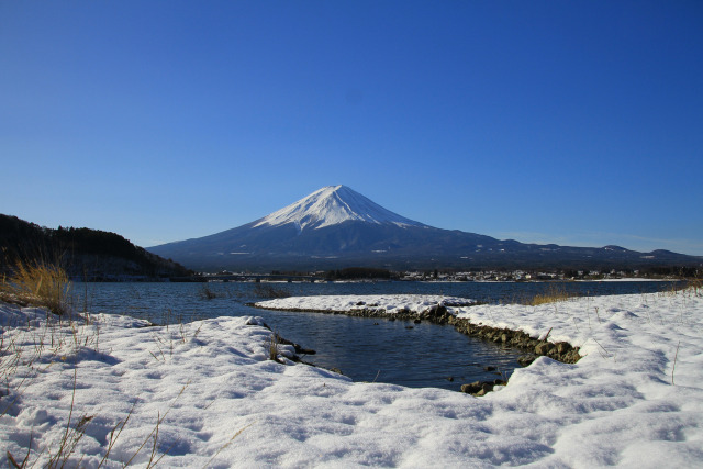 冬の富士山