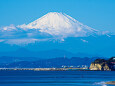 鎌倉から望む富士山