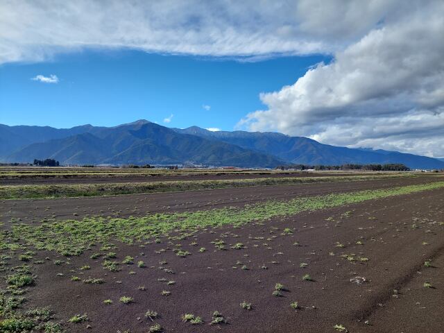 急に冷え込んだ松本平