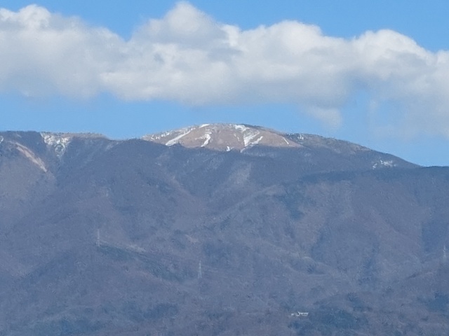 遠方から美ヶ原連峰