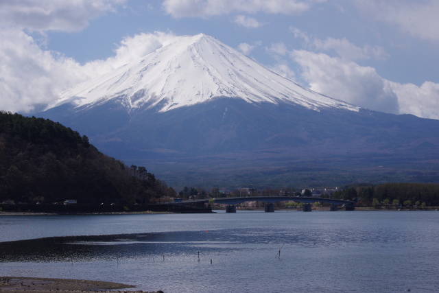 河口湖 北岸からの富士山