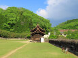 旧閑谷学校 石壁と校門