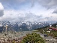 蝶ヶ岳頂上にて