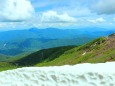 初夏の雪と乗鞍岳