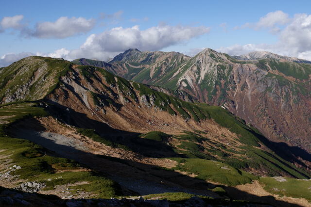 裏銀座の山々