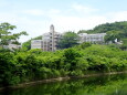 緑の丘の大学の学舎
