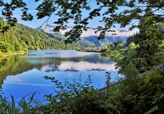 只見川水鏡