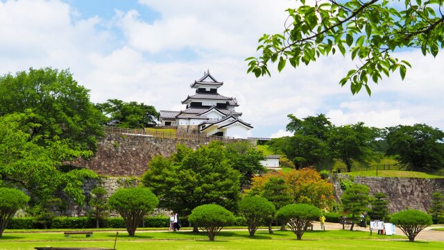 初夏の白河小峰城