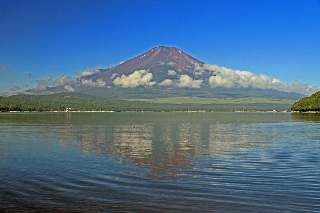 山中湖の富士