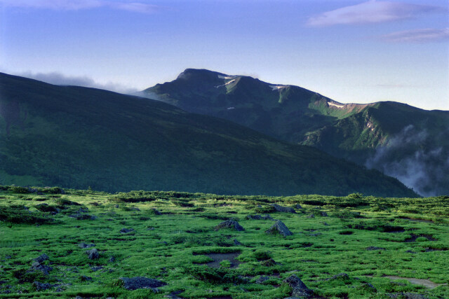 朝の三俣蓮華岳～1984年