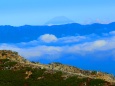 南アルプスと富士山