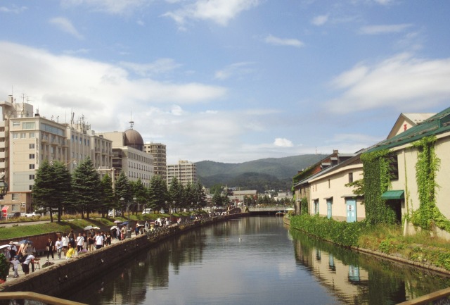 夏の小樽運河