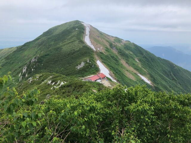 大日岳を望む