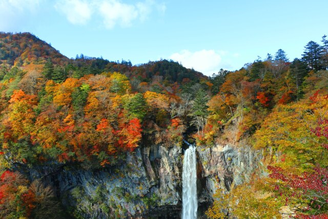 秋の華厳の滝