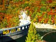 秋の鳴子ダム
