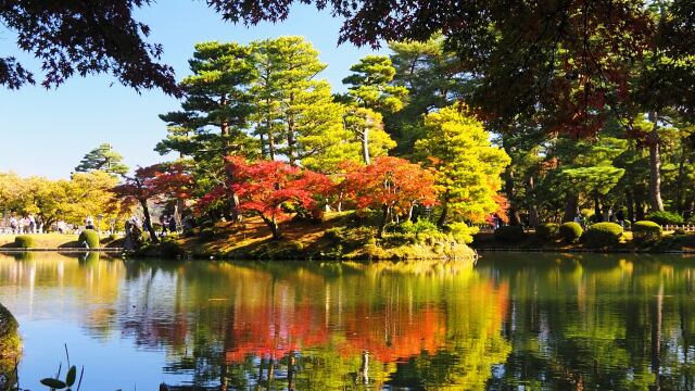 兼六園の紅葉