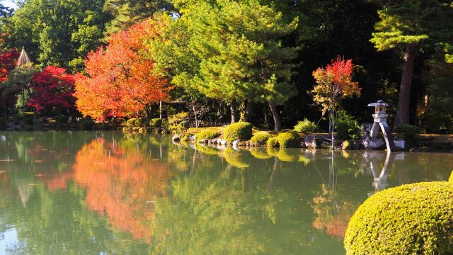 秋の兼六園