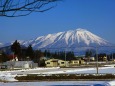 冬の岩手山