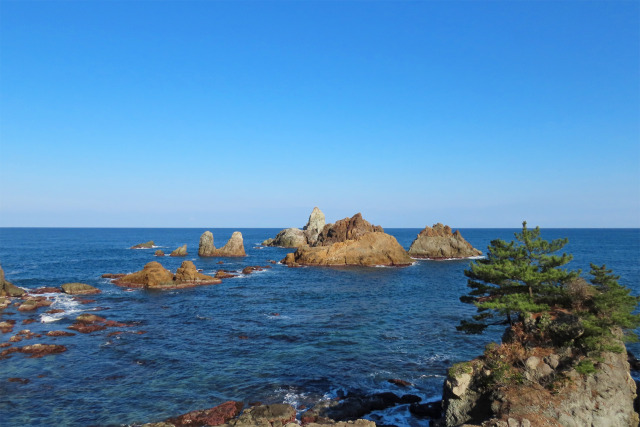 冬の日本海 6 奇岩