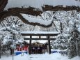 どんど焼きの朝