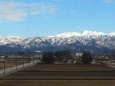 冬の富山の風景