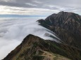 五竜岳と滝雲