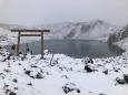 初冬の御嶽三の池