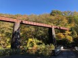 秋の鉄橋跡
