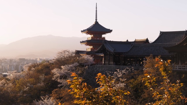 清水寺から見る風景