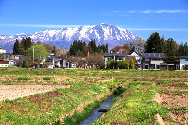 雫石川園地からの風景