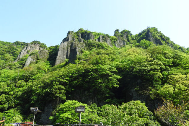 新緑の立久恵峡
