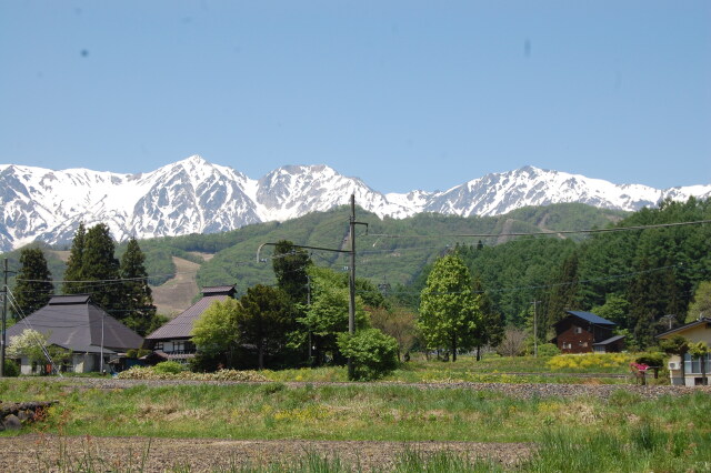 あれが白馬三山 2024年