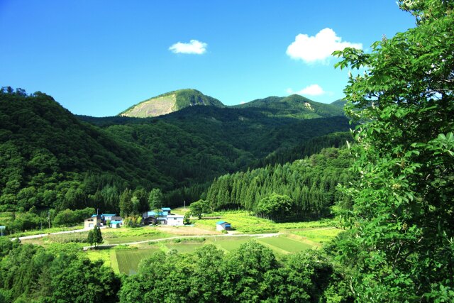 山間の小さな集落