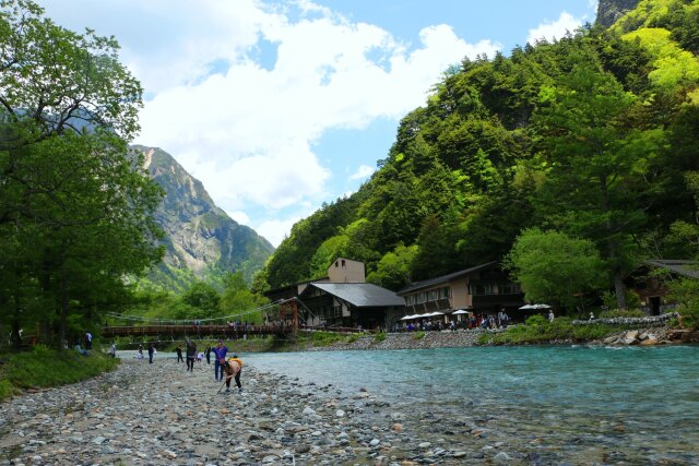 初夏の上高地