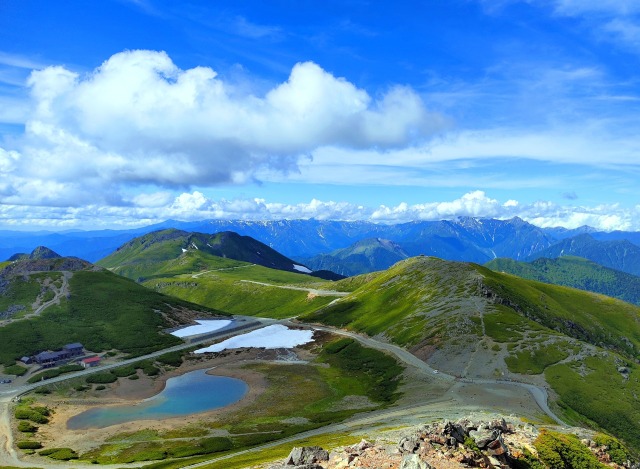 初夏の乗鞍岳