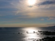夏の潮岬の夕暮れ